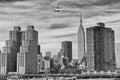 New York Manhattan view from East River Royalty Free Stock Photo