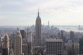 New York Manhattan view over Manhattan