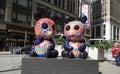 New York, Garment District: Panda Sculptures by Hung Yi