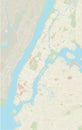 New York map Royalty Free Stock Photo