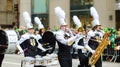 NEW YORK - MARCH 17, 2015: The annual St. Patrick`s Day Parade along fifth Avenue in New York City Royalty Free Stock Photo