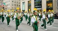 NEW YORK - MARCH 17, 2015: The annual St. Patrick`s Day Parade along fifth Avenue in New York City Royalty Free Stock Photo