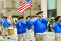 NEW YORK - MARCH 17, 2015: The annual St. Patrick`s Day Parade along fifth Avenue in New York City Royalty Free Stock Photo