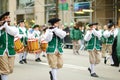 NEW YORK - MARCH 17, 2015: The annual St. Patrick`s Day Parade along fifth Avenue in New York City Royalty Free Stock Photo