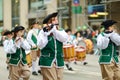 NEW YORK - MARCH 17, 2015: The annual St. Patrick`s Day Parade along fifth Avenue in New York City Royalty Free Stock Photo