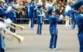 NEW YORK - MARCH 17, 2015: The annual St. Patrick`s Day Parade along fifth Avenue in New York City Royalty Free Stock Photo