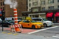 New York City traffic at 5th Avenue and 57th Street