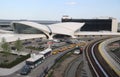 TWA Hotel opened at the landmark TWA Flight Center building designed by Eero Saarinen at the John F. Kennedy International Airport Royalty Free Stock Photo