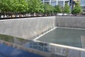 New York memorial or monument with water Royalty Free Stock Photo