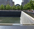 New York memorial or monument with water