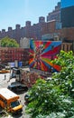 New York: murals from the High Line on September 16, 2014.