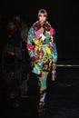 Bente Oort walks the runway at the Versace Pre-Fall 2019 Collection Royalty Free Stock Photo