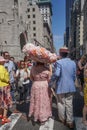New York, New York: An elaborately costumed couple