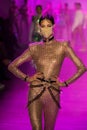 A model walks the runway for The Blonds during NYFW: The Shows at Gallery I at Spring Studios on February 09, 2020 in NYC