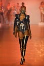 A model walks the runway for The Blonds during NYFW: The Shows at Gallery I at Spring Studios on February 09, 2020 in NYC