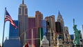 New York New York Hotel and Casino in Las Vegas Royalty Free Stock Photo