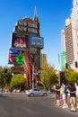 Las Vegas Strip, New York Hotel Casino, Nevada Royalty Free Stock Photo