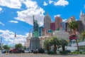 New York-New York Hotel and Casino, Las Vegas Strip in Paradise, Nevada, United States Royalty Free Stock Photo