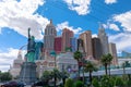 New York-New York Hotel and Casino, Las Vegas Strip in Paradise, Nevada, United States Royalty Free Stock Photo