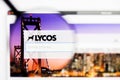 New York, New York State, USA - 19 June 2019: Illustrative Editorial of Lycos Internet website homepage. Lycos Internet