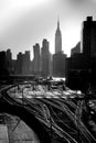 New York, New York: Tracks of the Long Island Railroad, Long Island City Yard
