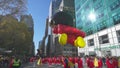 The 97th Annual Macyâs Thanksgiving Day Parade Is kick Off in Midtown Manhattan in New York City On 2023