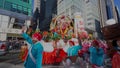 The 97th Annual Macyâs Thanksgiving Day Parade Is kick Off in Midtown Manhattan in New York City On 2023