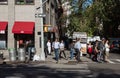 New York and New Yorkers. Manhattan street scene Royalty Free Stock Photo