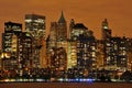 New York at night Royalty Free Stock Photo