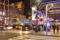 New York night scene Royalty Free Stock Photo