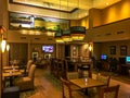 The interior of a luxurious hotel dining room