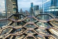 New York, NY - March 15 2019: Inside of the vessel in the hudson yards during the evening