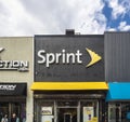 Exterior of Sprint store Royalty Free Stock Photo
