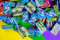 Chewing gum various brands Orbit, Extra, Eclipse, Freedent, Wrigley, Spearmint, Trident, Stride