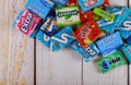 Various brand chewing gum brands Orbit, Extra, Eclipse, Freedent, Wrigley, Spearmint, Tident, StrideStride lot of chewing gum