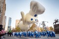 New York, NY - November 22, 2018: 92nd Annual Macy`s Thanksgiving Day Parade on the streets of Manhattan in frigid weather Royalty Free Stock Photo