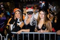 Scary clowns and witches costumes at NYC Village Halloween parade