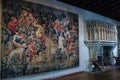 tapestries at the Met Cloisters Royalty Free Stock Photo