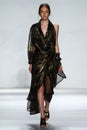 NEW YORK, NY - SEPTEMBER 05: Model Nicole Keimig walks the runway at the Zimmermann fashion show