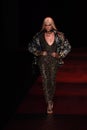 Phillippe Blond walks the runway for The Blonds fashion show Royalty Free Stock Photo