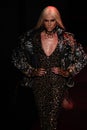 Phillippe Blond walks the runway for The Blonds fashion show Royalty Free Stock Photo