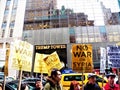 NYC-Rally to Oppose Trump Anti Trump Protest in New York City USA