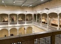 Interior view of the historic Metropolitan Museum of Art of New York City, colloqui.ally Royalty Free Stock Photo