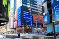 Giant billboards at Times Square