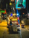 Chinatown street markets at night.