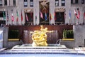 New York NYC Prometheus Statue at Rockefeller Center