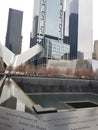 New-York nyc brooklyn wtc times square taxi bridge rockfeller night building view sky roof ny street Royalty Free Stock Photo