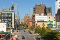 The High Line, known as High Line Park, elevated linear park. Royalty Free Stock Photo