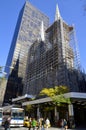 Restoration of St. Patrick`s Cathedral in New York City.