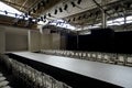 NEW YORK- OCTOBER 16: Empty runway for Claire Pettibone bridal show for Fall 2013 during NY Bridal Fashion Week